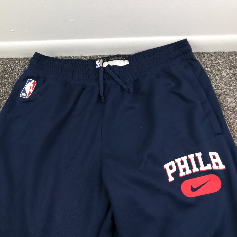 Team Issued Philadelphia 76ers Pants Nike Track Sweatpants Warm Up Mens XL